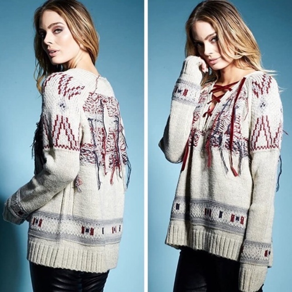 Gypsy 05 Milly Fringe Sweater NWT